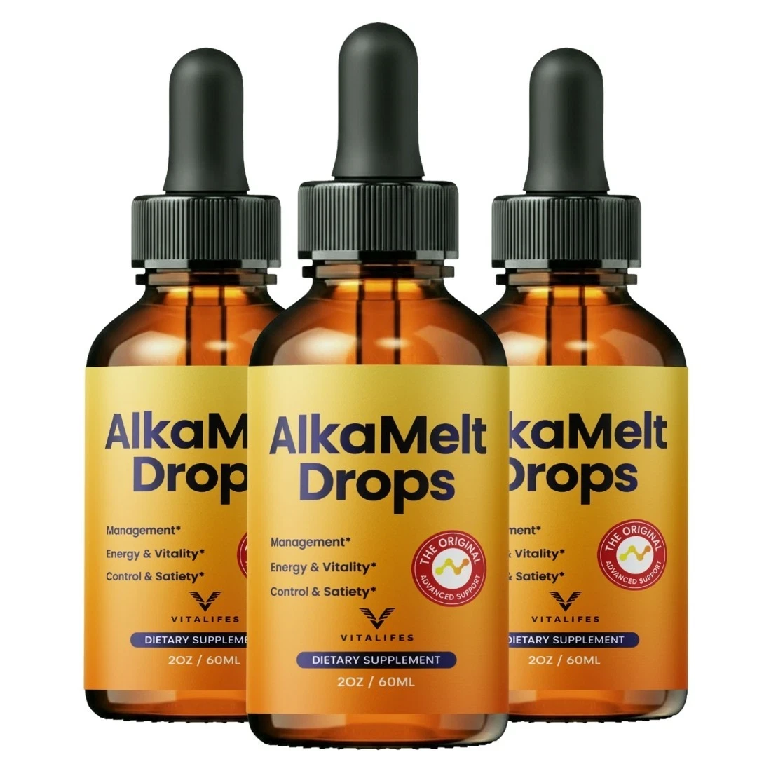 The Alka Melt Drops 3 bottles pack